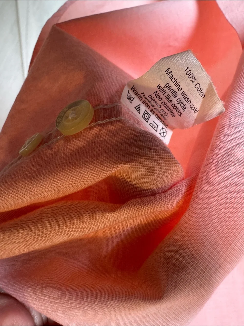 J. Crew men’s tailored Cotton Button-Down long sleeve Shirt in Soft Pink size XS